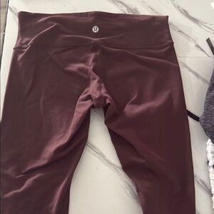 lululemon athletica Kids Maroon Leggings